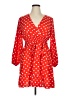 Unbranded 100% Polyester Polka Dots Red Casual Dress Size 0X - photo 1