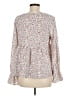 Shein Ivory Long Sleeve Blouse Size 6 - photo 2