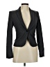 H&M Chevron-herringbone Gray Blazer Size 6 - photo 1