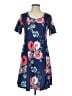 Unbranded Floral Blue Casual Dress Size S - photo 1