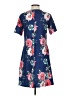 Unbranded Floral Blue Casual Dress Size S - photo 2