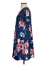Unbranded Floral Blue Casual Dress Size S - photo 5