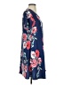 Unbranded Floral Blue Casual Dress Size S - photo 4
