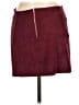 Unbranded 100% Polyester Solid Burgundy Casual Skirt Size L - photo 2