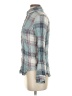 Aeropostale Plaid Blue Long Sleeve Blouse Size S - photo 5