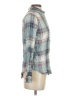 Aeropostale Plaid Blue Long Sleeve Blouse Size S - photo 4