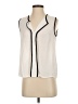 Shein 100% Polyester Ivory Sleeveless Blouse Size 2 - photo 1