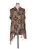 Cha Cha Vente 100% Polyester Paisley Green Casual Dress Size 2X - photo 1