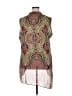 Cha Cha Vente 100% Polyester Paisley Green Casual Dress Size 2X - photo 2