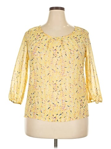 papermoon designed exclusively for Stitch Fix 3/4 Sleeve Blouse (view 1)