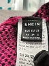 Shein 100% Acrylic Animal Print Pink Cardigan Size 2 - photo 7