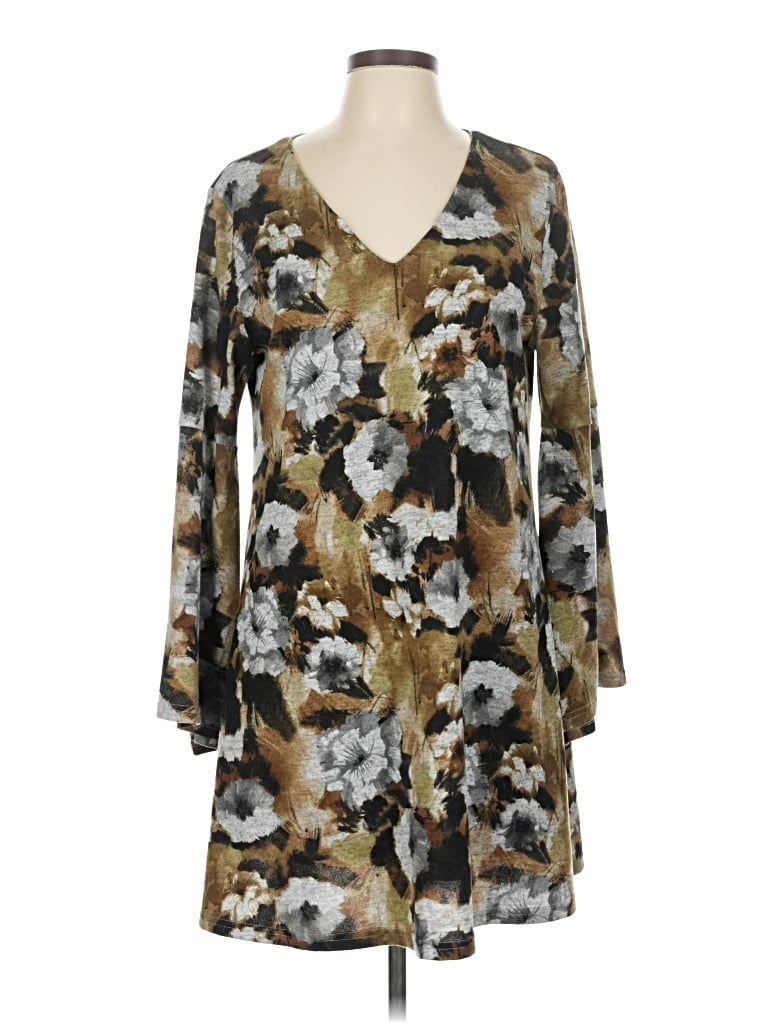 Pre-owned She + Sky Casual Dress In Brown