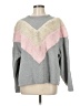 Trafaluc by Zara Chevron-herringbone Gray Pullover Sweater Size M - photo 1