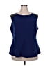 Enlo Blue Sleeveless Top Size 18 - photo 1