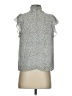 1.State 100% Polyester Silver Sleeveless Blouse Size S - photo 2