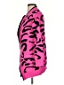 Shein 100% Acrylic Animal Print Pink Cardigan Size 2 - photo 5
