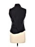 Jim Thompson Black Sleeveless Button-Down Shirt Size 10 - photo 2