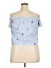 Guess Blue Sleeveless Blouse Size XL - photo 2