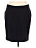 H&M Solid Black Casual Skirt Size 12 - photo 1