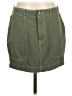 MNG Solid Green Casual Skirt Size S - photo 1