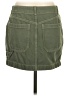 MNG Solid Green Casual Skirt Size S - photo 2