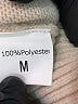 Unbranded 100% Polyester Solid Ivory Pullover Sweater Size M - photo 8