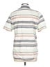 Express 100% Cotton Stripes Gray Short Sleeve Button-Down Shirt Size L - photo 2