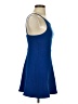 Topshop Solid Blue Cocktail Dress Size 0 - photo 4