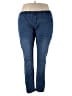 Just Love Chevron-herringbone Blue Jeggings Size 3X - photo 1