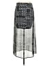 Vince Camuto 100% Polyester Graphic Silver Casual Skirt Size 6 - photo 2