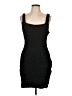 Aqua 100% Polyester Black Cocktail Dress Size L - photo 1