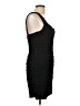 Aqua 100% Polyester Black Cocktail Dress Size L - photo 4