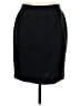 Ellen Tracy Solid Black Casual Skirt Size M - photo 1
