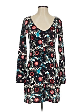 knee length dresses for ladies Cream Floral Smocked Long Sleeve Maxi Dress main image 1