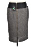 Aysha 100% Polyester Tweed Gray Formal Skirt Size 12 - photo 2
