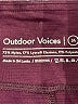 Outdoor Voices Color Block Purple Active Pants Size M - photo 4