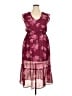 Rewind 100% Polyester Paisley Burgundy Casual Dress Size XL - photo 1