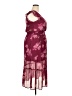 Rewind 100% Polyester Paisley Burgundy Casual Dress Size XL - photo 4