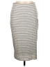 Bailey 44 Stripes Gray Casual Skirt Size L - photo 1