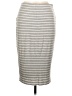 Bailey 44 Stripes Gray Casual Skirt Size L - photo 2