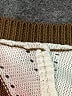 Unbranded 100% Acrylic Color Block Brown Pullover Sweater Size S - photo 7
