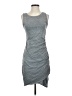 Leith Solid Gray Casual Dress Size S - photo 1