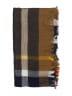 Unbranded 100% Acrylic Plaid Brown Scarf One size - photo 2