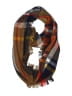 Unbranded 100% Acrylic Plaid Brown Scarf One size - photo 1