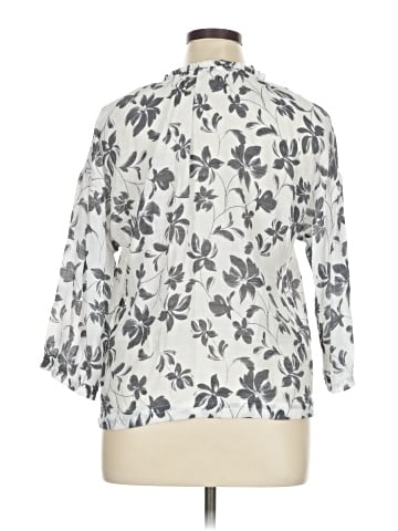 Como Blu 3/4 Sleeve Blouse (view 2)