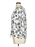 Como Blu Floral Silver 3/4 Sleeve Blouse Size XL - photo 5