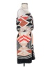 Express 100% Rayon Graphic Orange Cocktail Dress Size S - photo 4