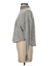 Socialite Metallic Silver Turtleneck Sweater Size XS - photo 5