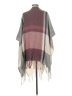 Three Dots Gray Poncho One size - photo 2