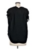 Vince. Black Short Sleeve Silk Top Size M - photo 2
